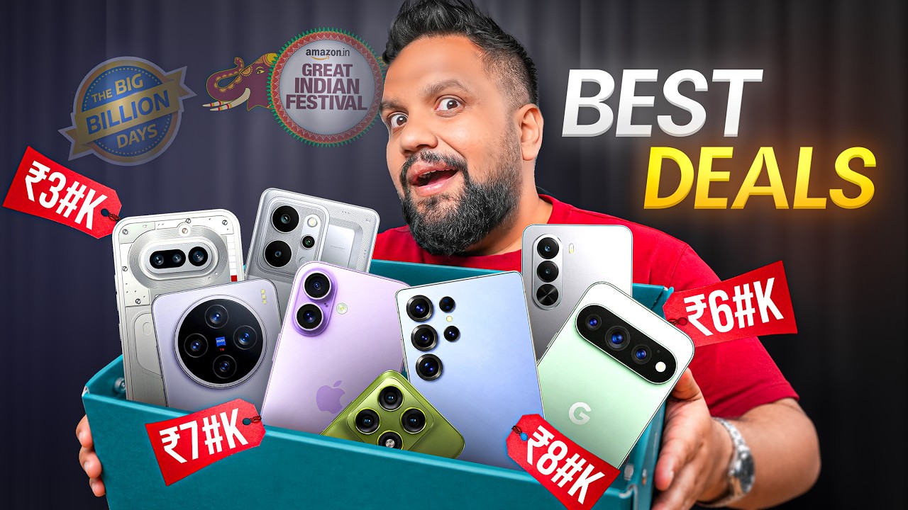 10 najlepszych okazji na smartfony podczas Flipkart BBD i Amazon Great Indian Festival!