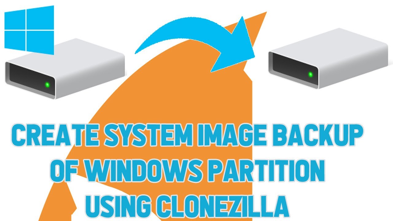 How to Create System Image Backup of Windows Partition using Clonezilla and Make it Bootable