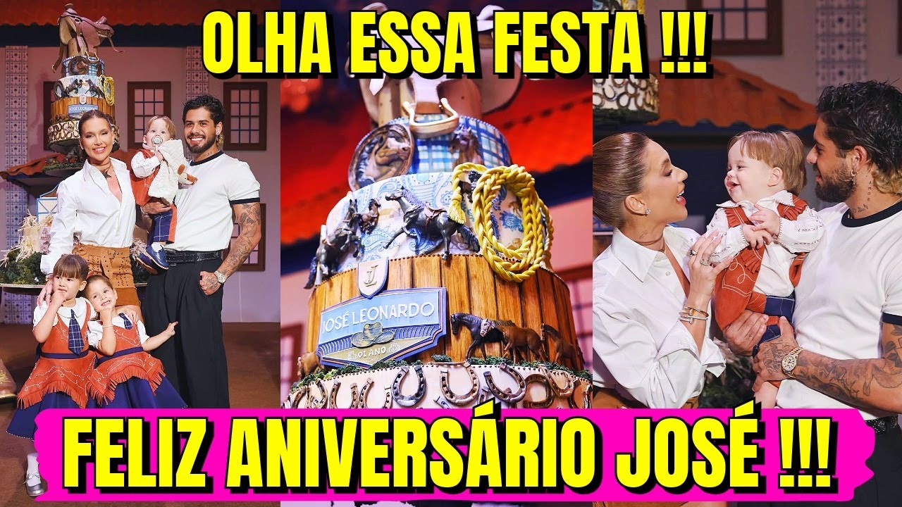 CHEGOU O DIA! Festa de 1 ano do José Leonardo Encanta!