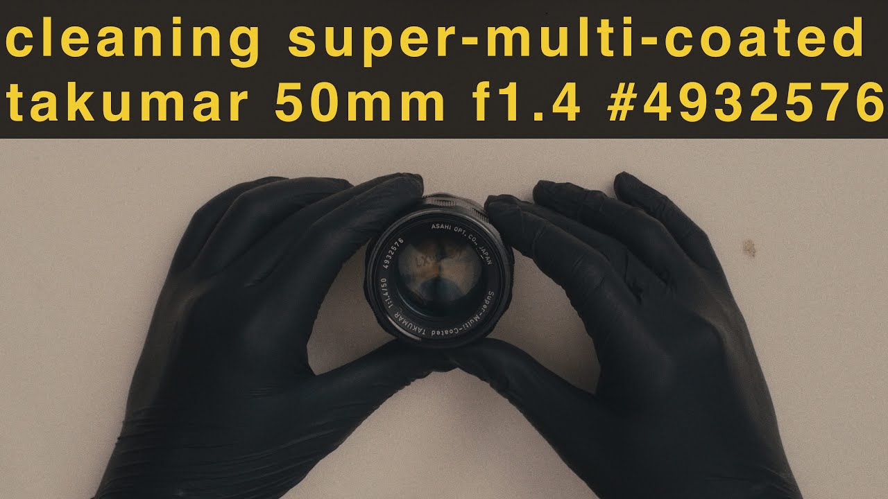 Disassembling, cleaning fungus Super-Multi-Coated Takumar 50mm f1.4 4932576