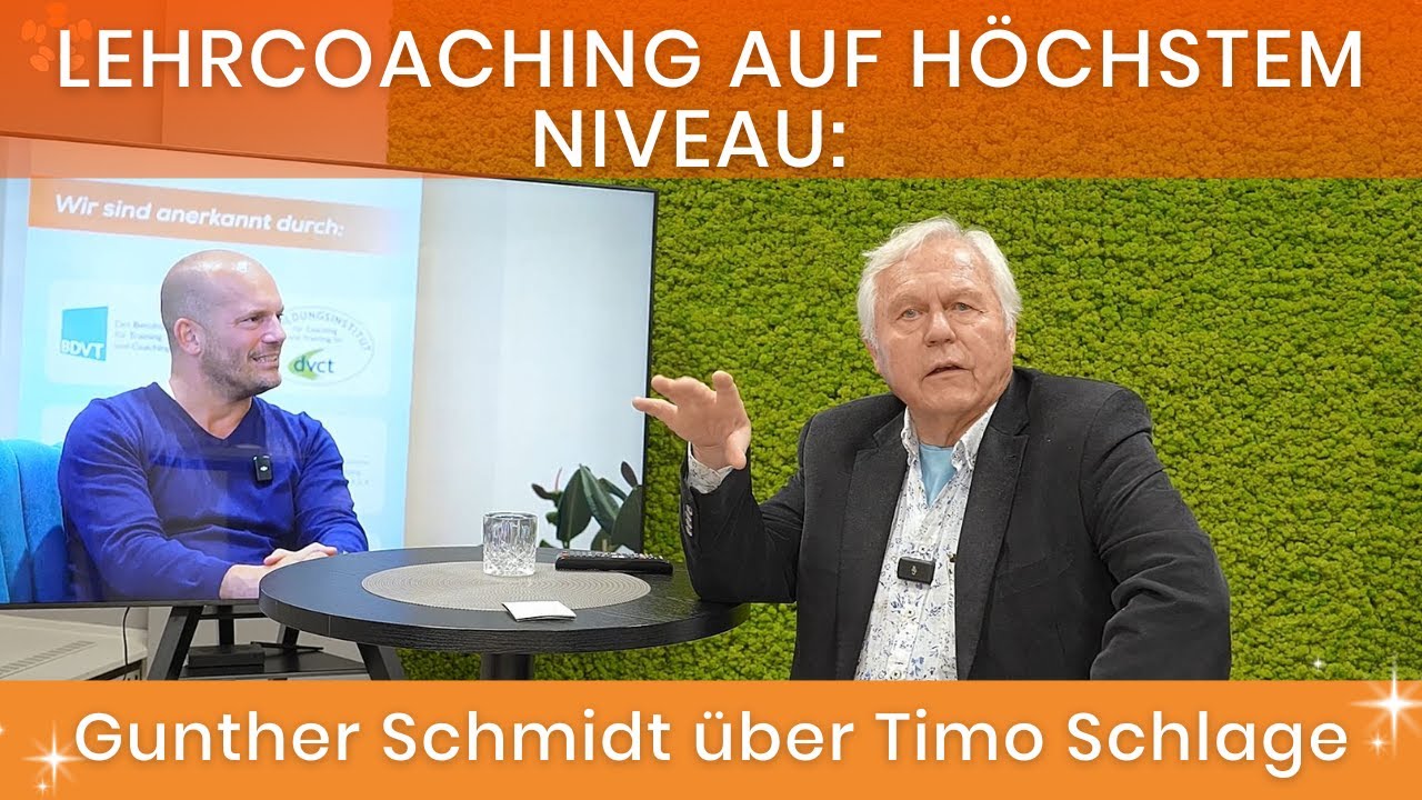Feine Unterschiede, große Wirkung, was Gunther Schmidt an Timo Schlages Coaching erkennt