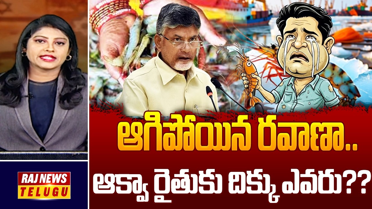 DEBATE : ఆగిపోయిన రవాణా..ఆక్వా రైతుకు దిక్కు ఎవరు?? -  AP Aqua Farmers Facing Problems | Raj News