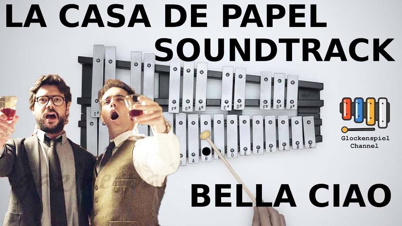 💗Bella Ciao-La Casa De Papel soundtrack🎺on the Glockenspiel ( A.K.A. BELLs)