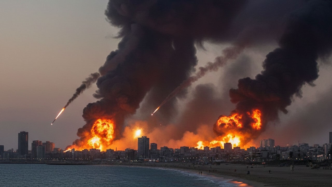 Serangan Balasan Gelombang pertama IRAN ke Wilayah ISRAEL - Usai AS dan Tel Aviv Serang Teheran