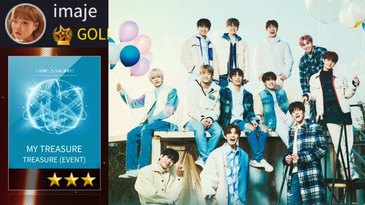 [SuperStar YG] TREASURE 'MY TREASURE' 🎈💐 Hard mode 3 stars gameplay