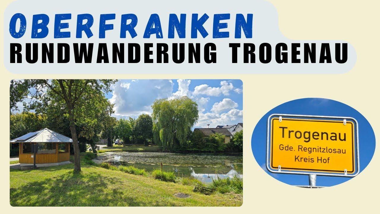 Rundweg bei Trogenau (Gemeinde Regnitzlosau) im Landkreis Hof (Oberfranken)