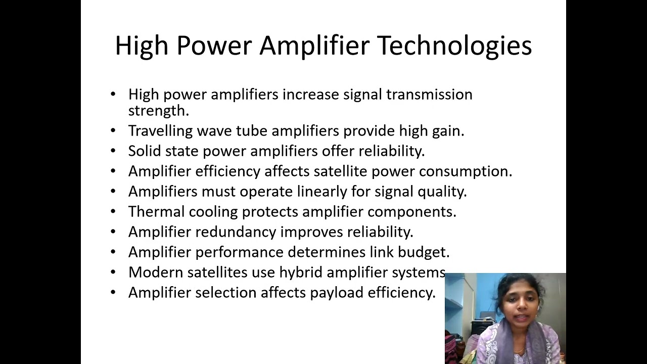 Satellite subsystems