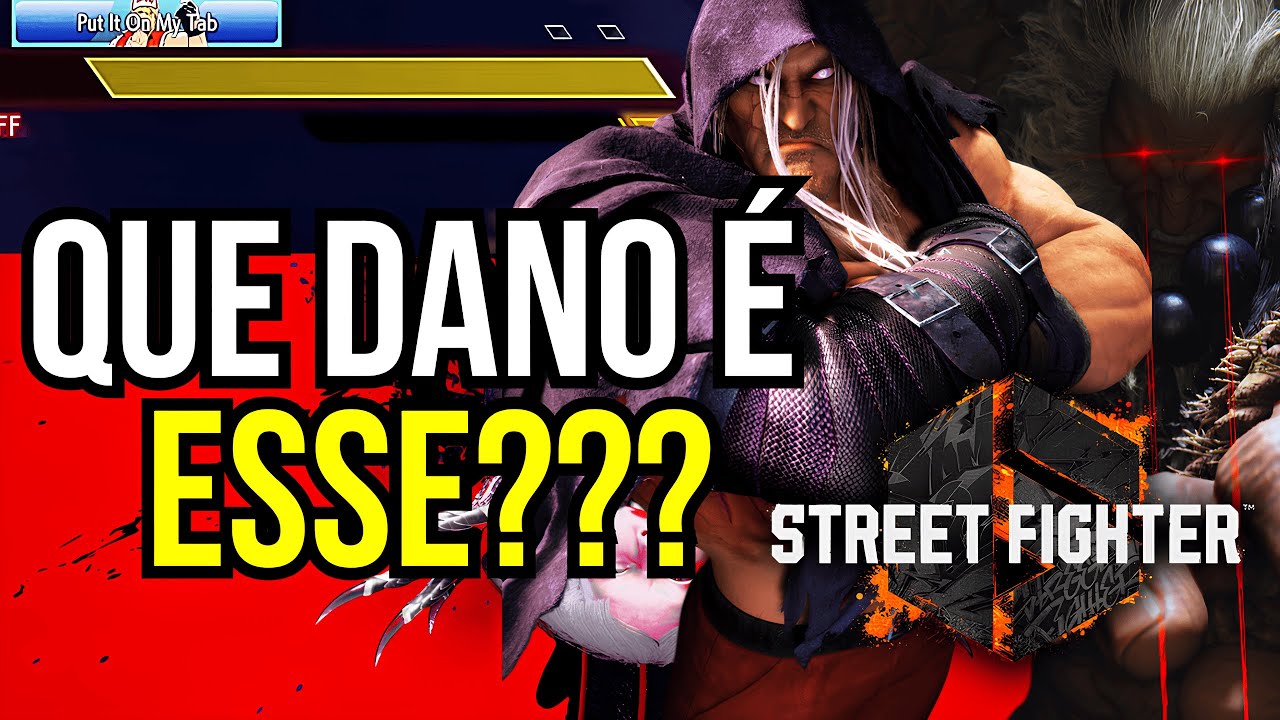 O DANO DO STREET FIGHTER 6 É RIDÍCULO KKKKKKKKKKKKK