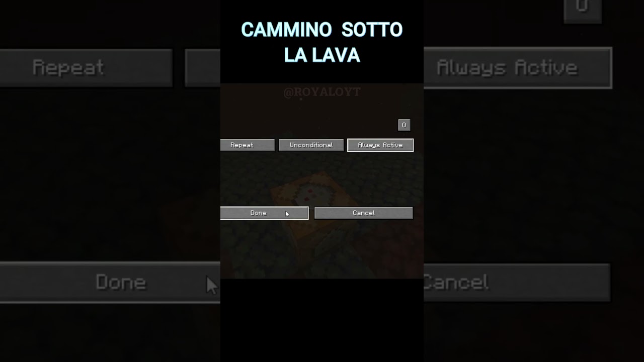 CAMMINIAMO SOTTO LA LAVA  