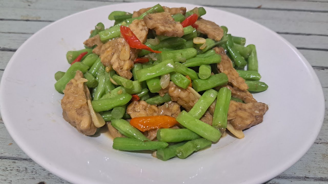 CARA MEMASAK TUMIS BUNCIS DAN TEMPE #buncis #tempe #masakansimple #masakanindonesia 