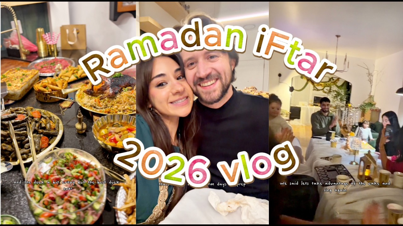 Ramadan 2026 Iftar Hosting 🌙 | 3 Days of Prep, Egyptian Food, Tablescape & Cooking