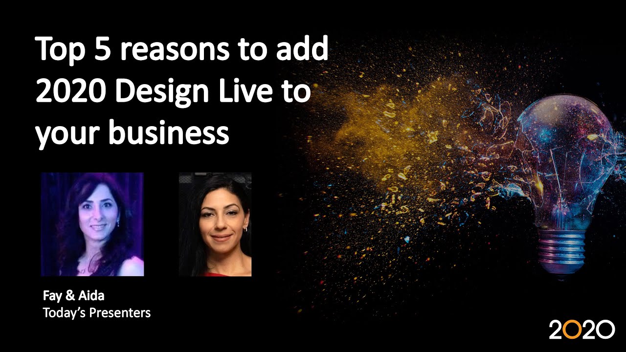 Top 5 reasons to add 2020 Design Live to your business