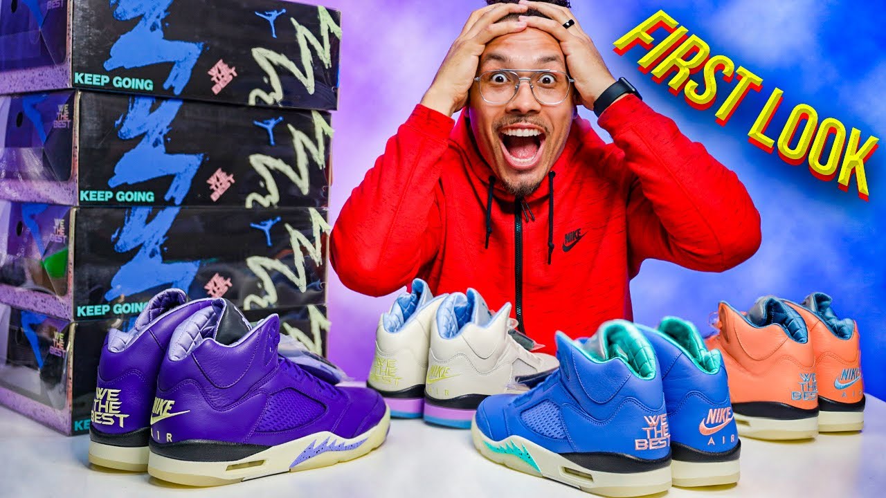 DJ Khaled Air Jordan 5 Sneaker Collection FIRST LOOK