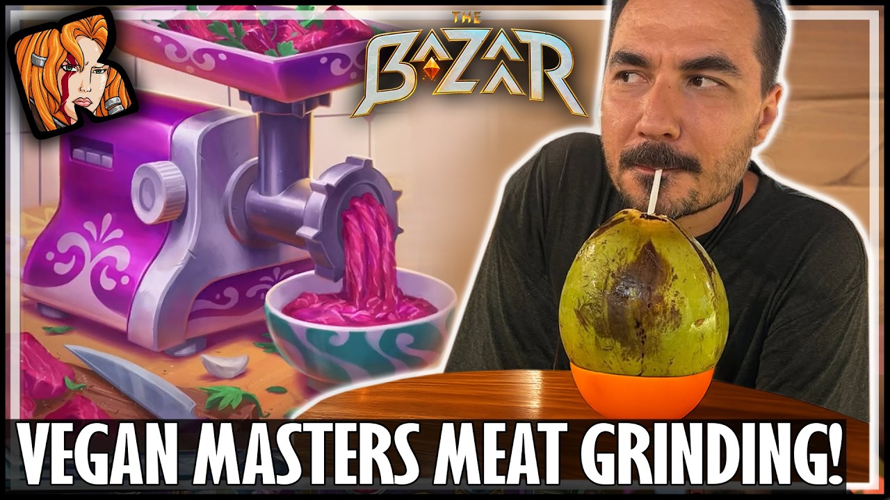 VEGAN MASTERS MEAT GRINDING! - The Bazaar