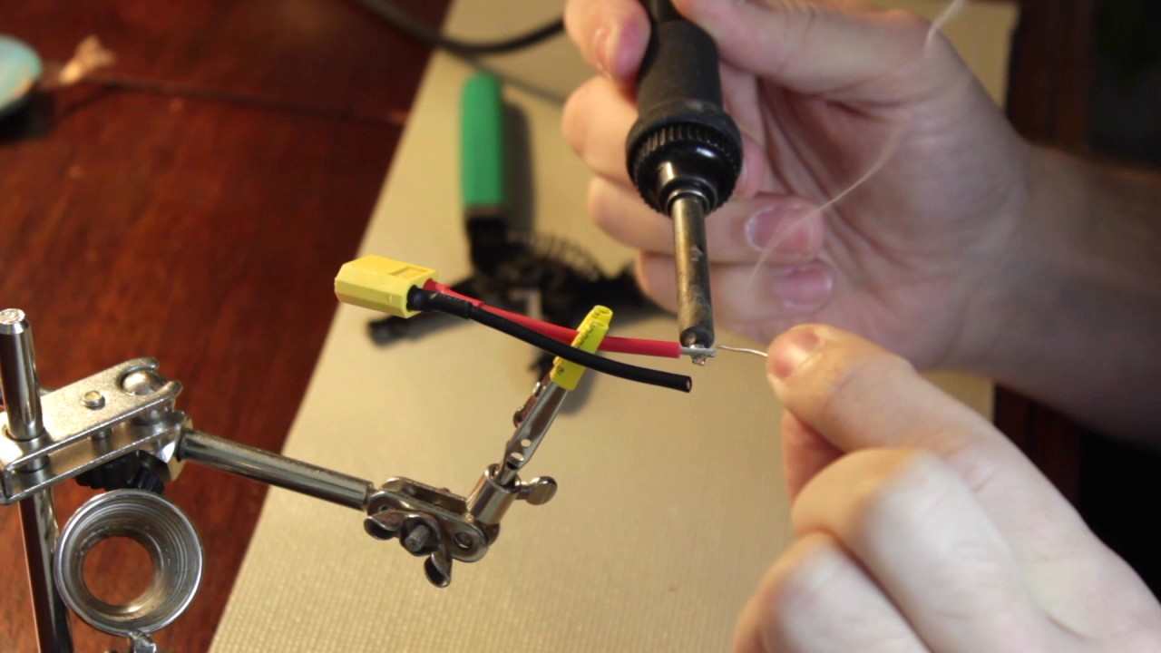 Tinning a large wire