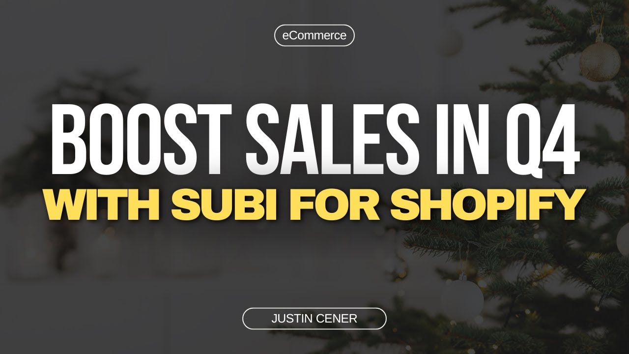 Как предлагать подписки на Черную пятницу с Subi + Shopify