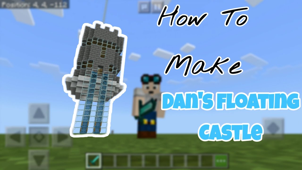 How To Make DanTDM's Floating Castle In Minecraft!