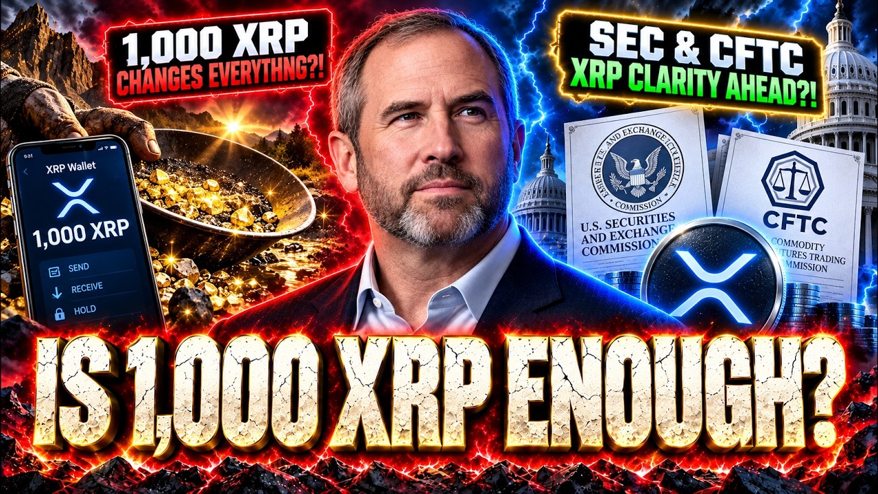 WILL 1000 XRP BE ENOUGH? - WE ARE THE NEW GOLD PROSPECTORS! - SEC & CFTC ARE READY!