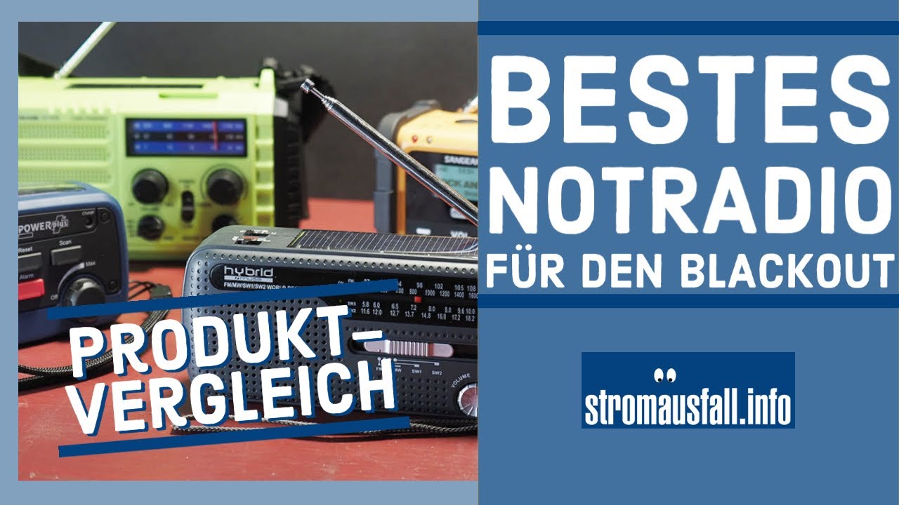 Bestes Kurbelradio für den Blackout? | 4 Solar-Notradios im Vergleich