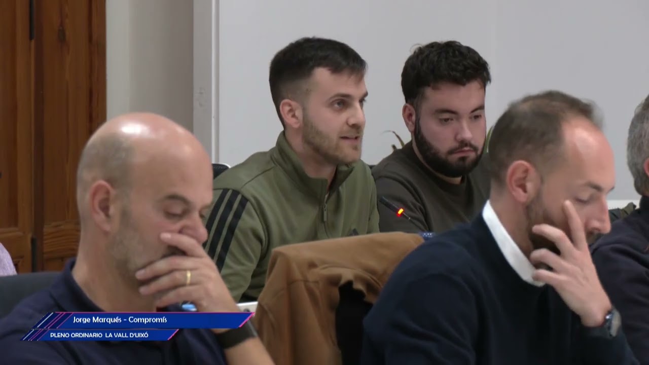 Pleno Ayuntamiento La Vall 26 11 2025