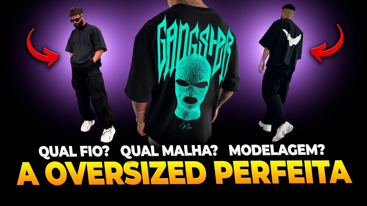 COMO FAZER A CAMISETA OVERSIZED STREETWEAR PERFEITA
