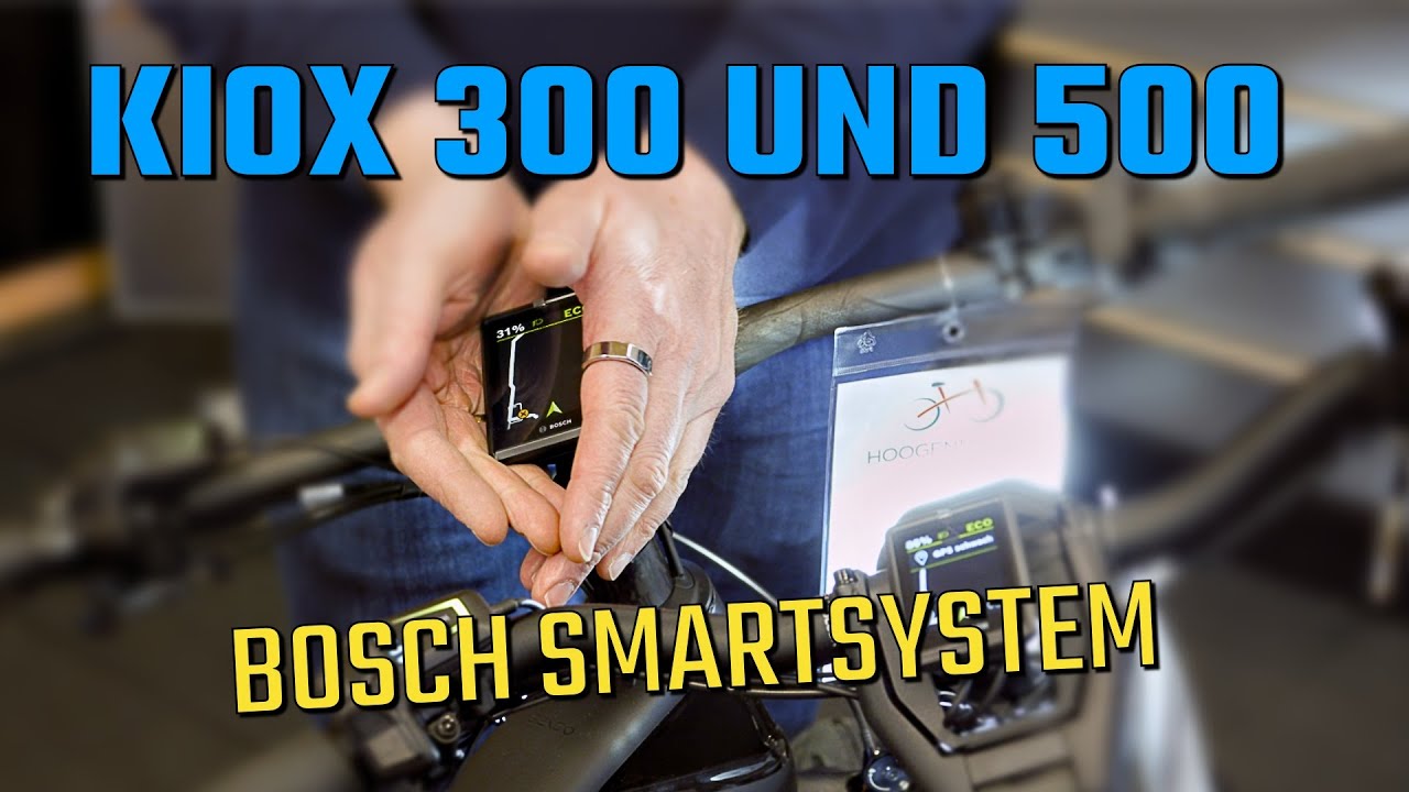 Bosch Kiox 500 und 300 Display - Das Smarte System für jedermann