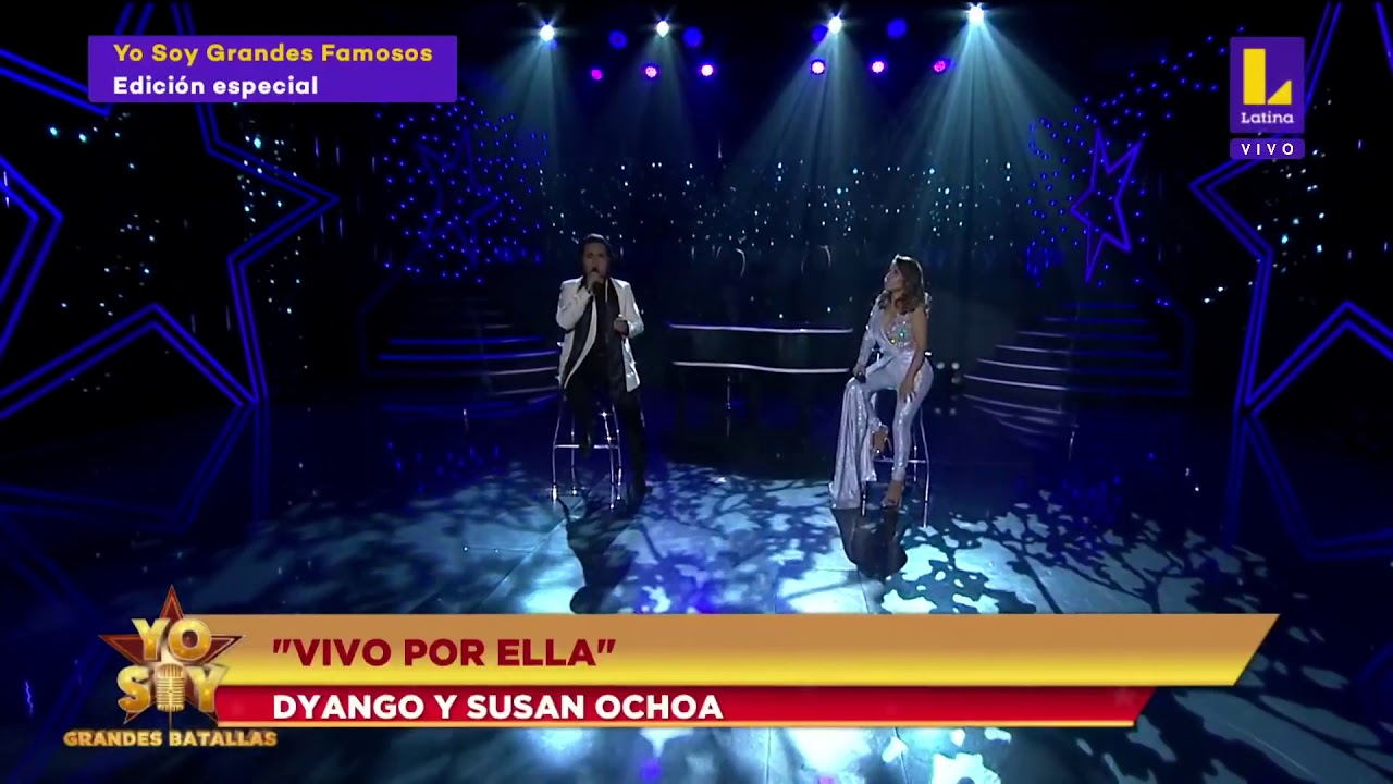 dyango y Susan Ochoa, vivo por ella