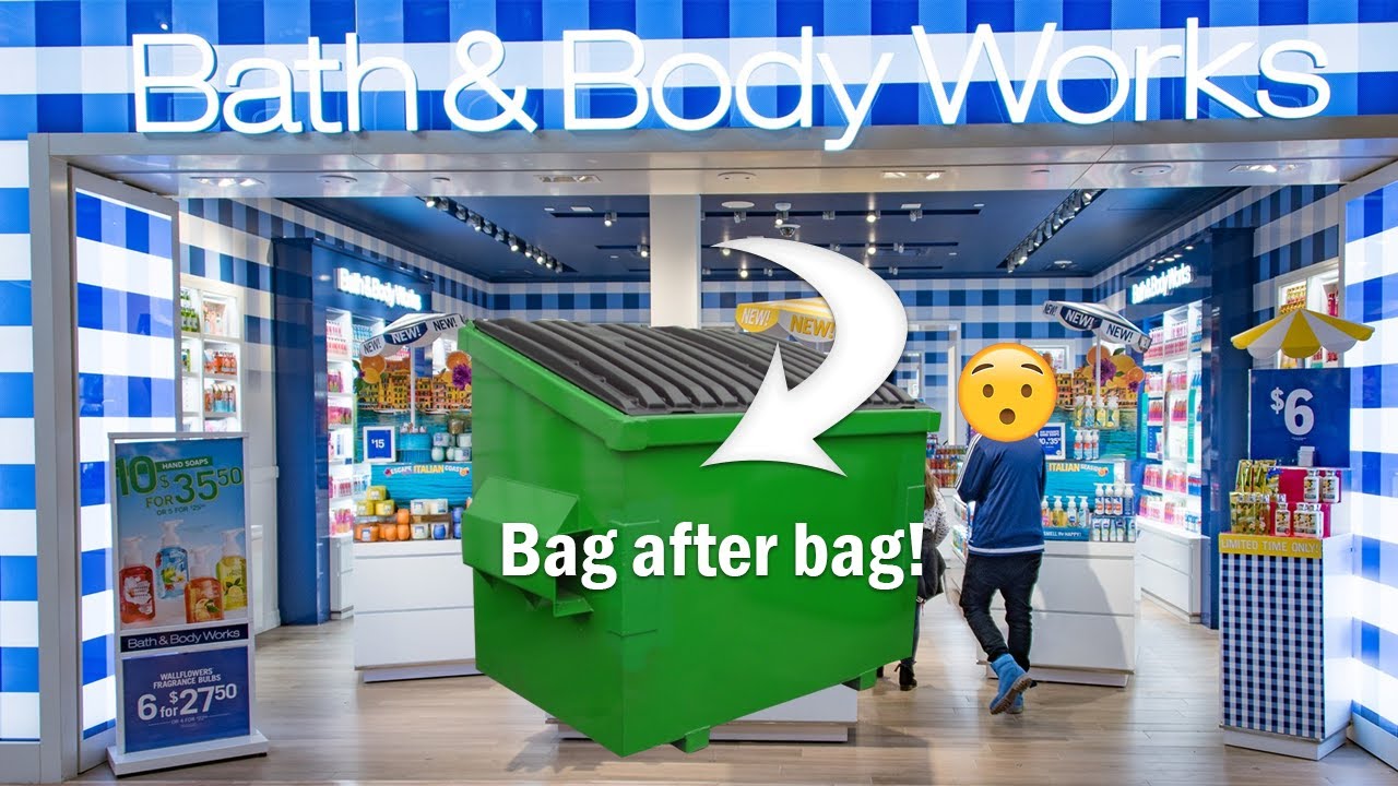 Awesome Bath & Body Works Dumpster Diving Score!