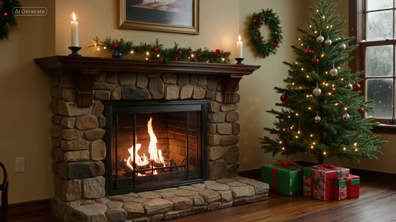 🎄 Nonstop Cozy Christmas Music - Instrumental Holiday Ambience for Relaxation & Study ☃️