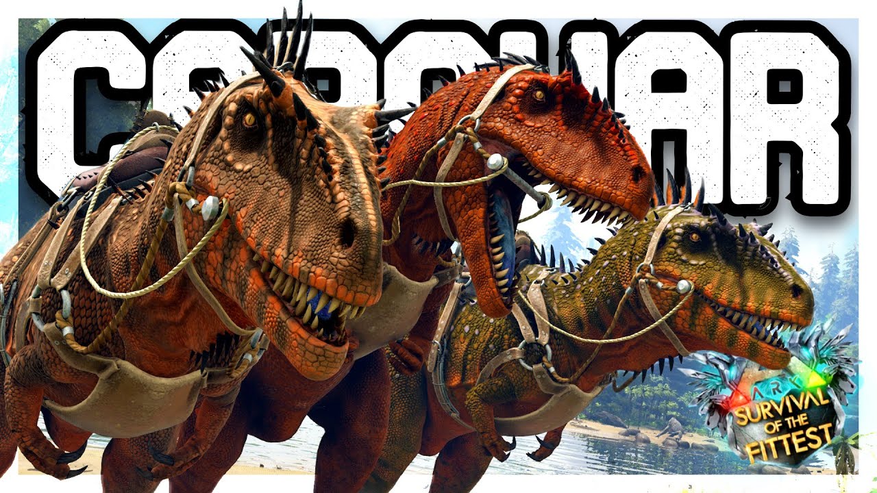 Three Carchars In One Game! - ARK: Survival Of The Fittest