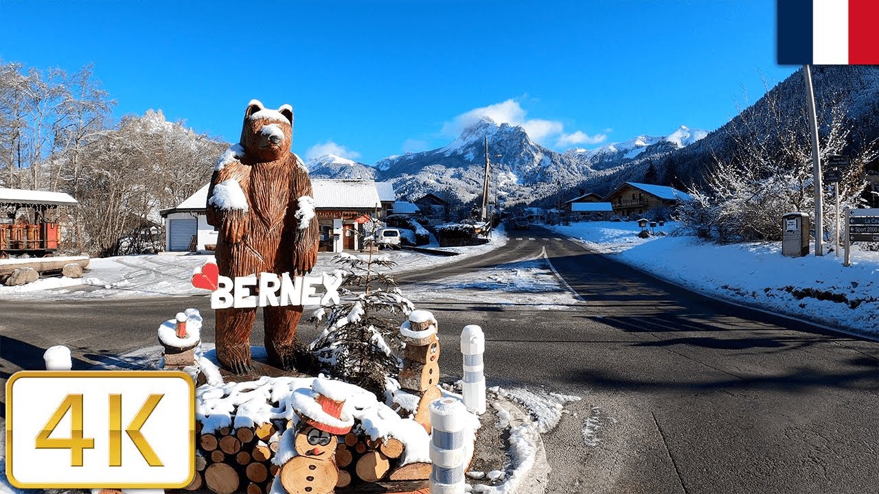 Bernex, France | Winter 2022【4K】