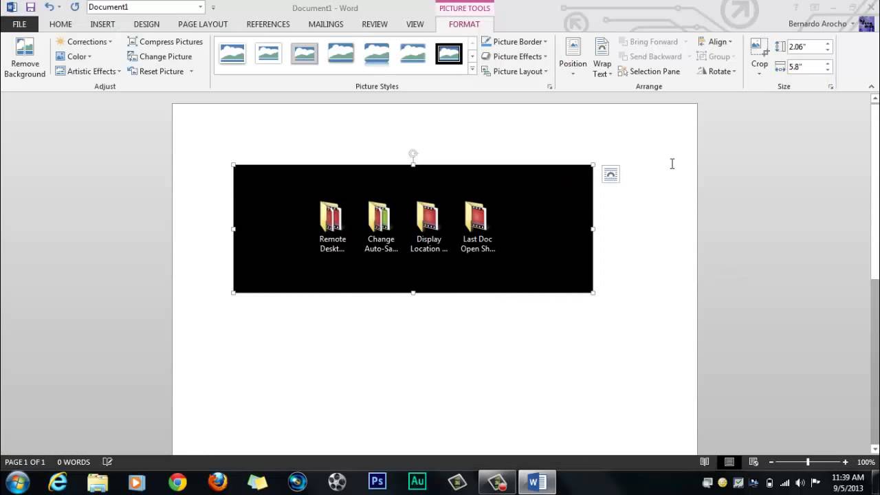 How To! -  Use Microsoft Word 2013&prime;s Built-in Screenshot Tool