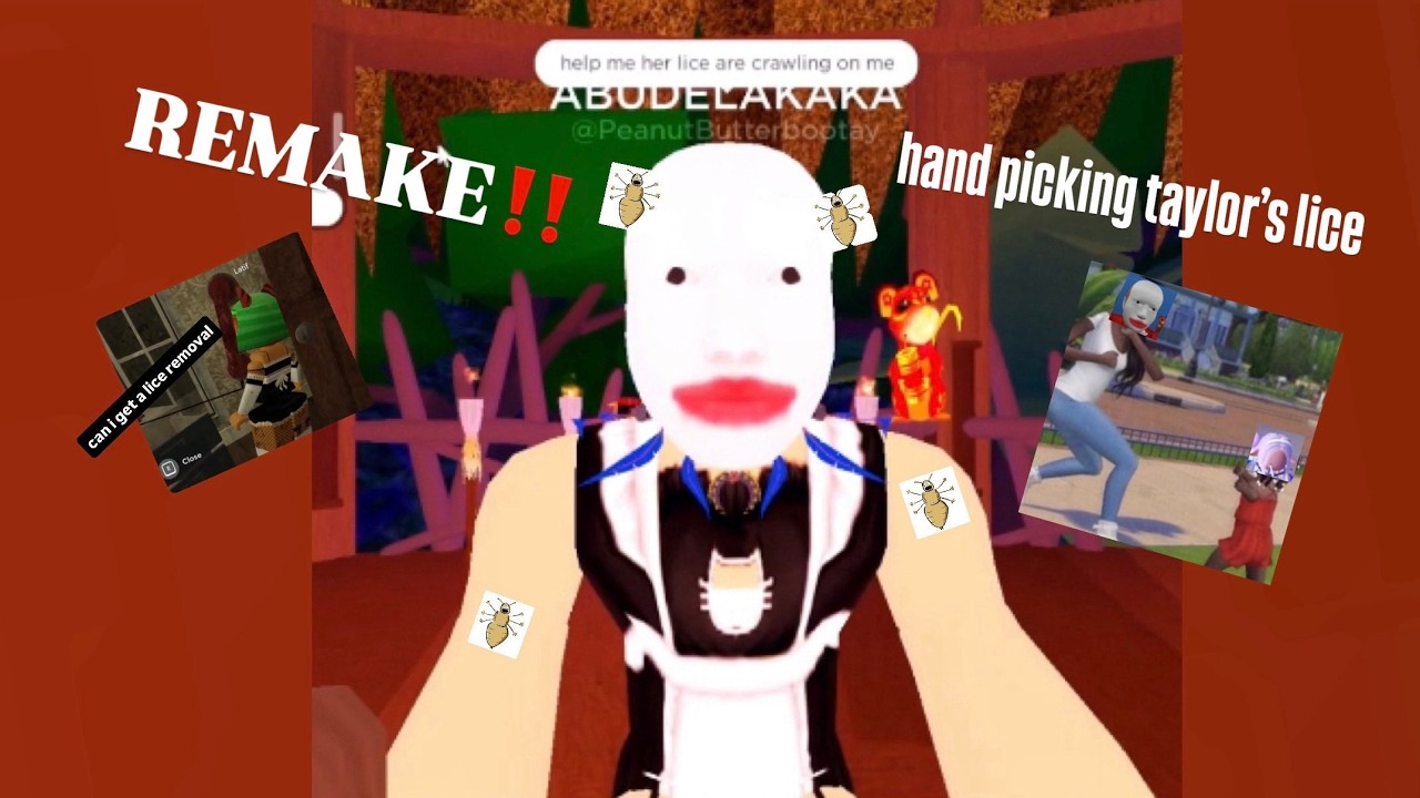 remake of roblox's outlaster with friends ft. taylor’s infectious crawling lice
