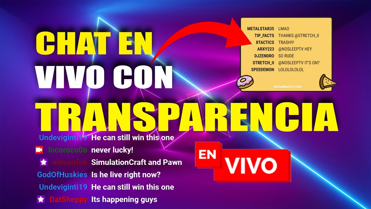 Como poner CHAT de YOUTUBE en OBS | Poner Chat en vivo Facil