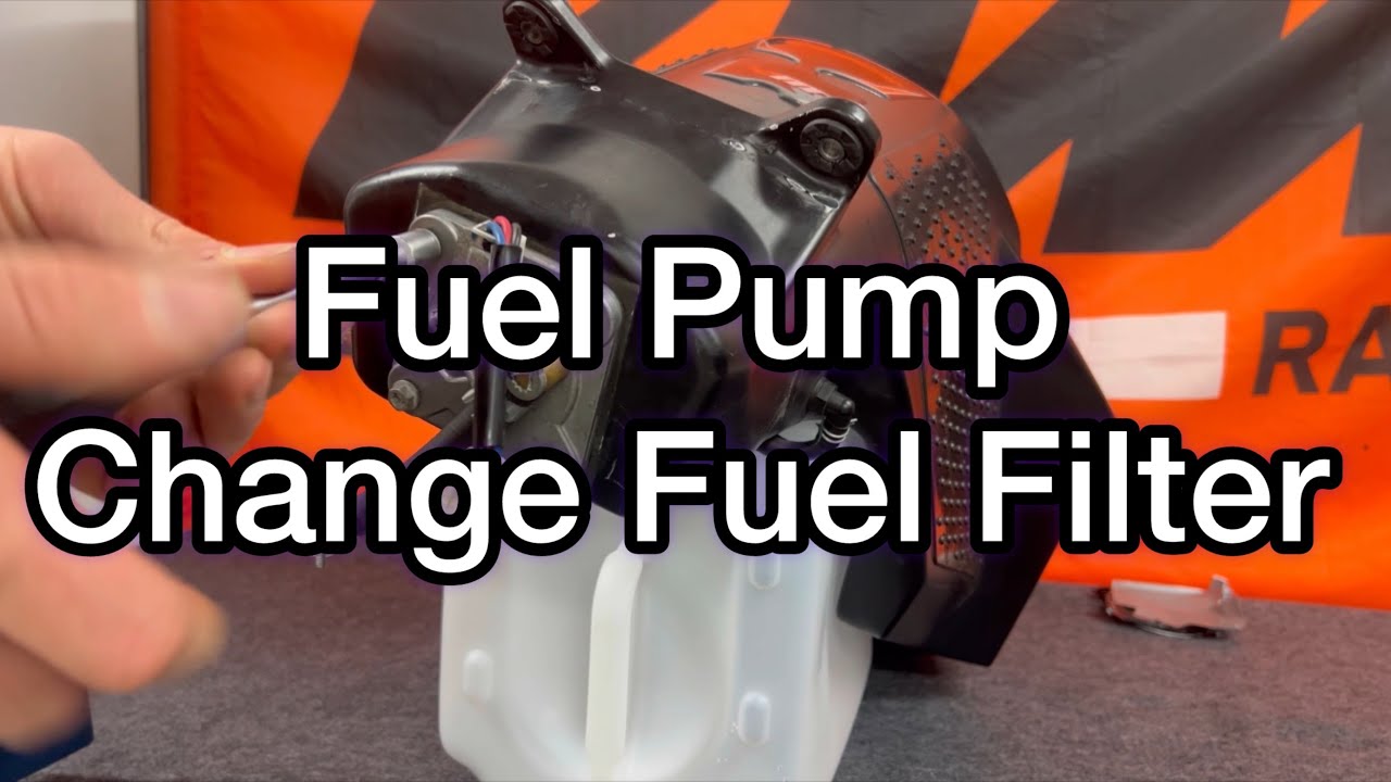 KTM RC8 Fuel Pump | Change The Fuel Filter