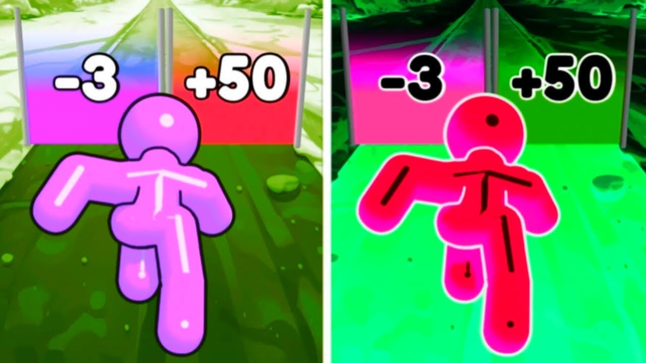 Tall Man Run 🕺vs Reverse gameplay  Colour Run walkthrough , iOS Android New Update  ( part : 1585 )