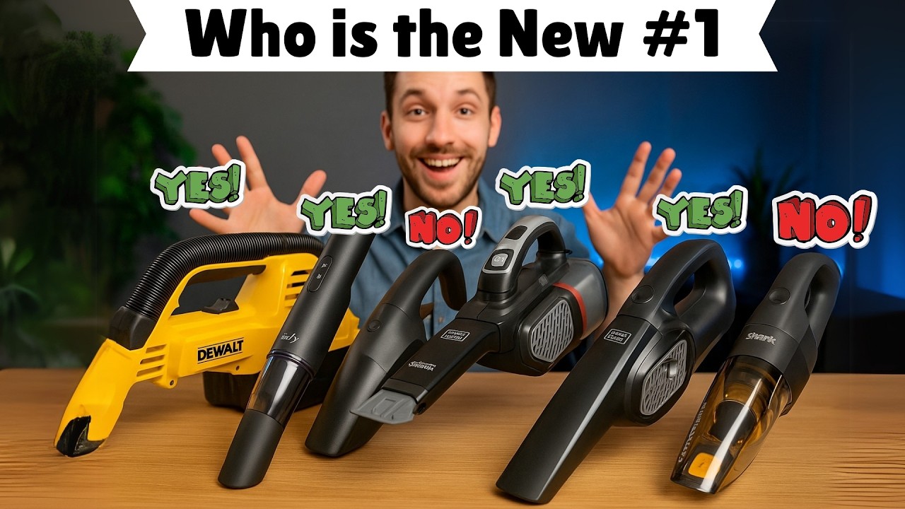 ✅5 Best Handheld Vacuums 2025 – Perfect for Every Quick Mess!
