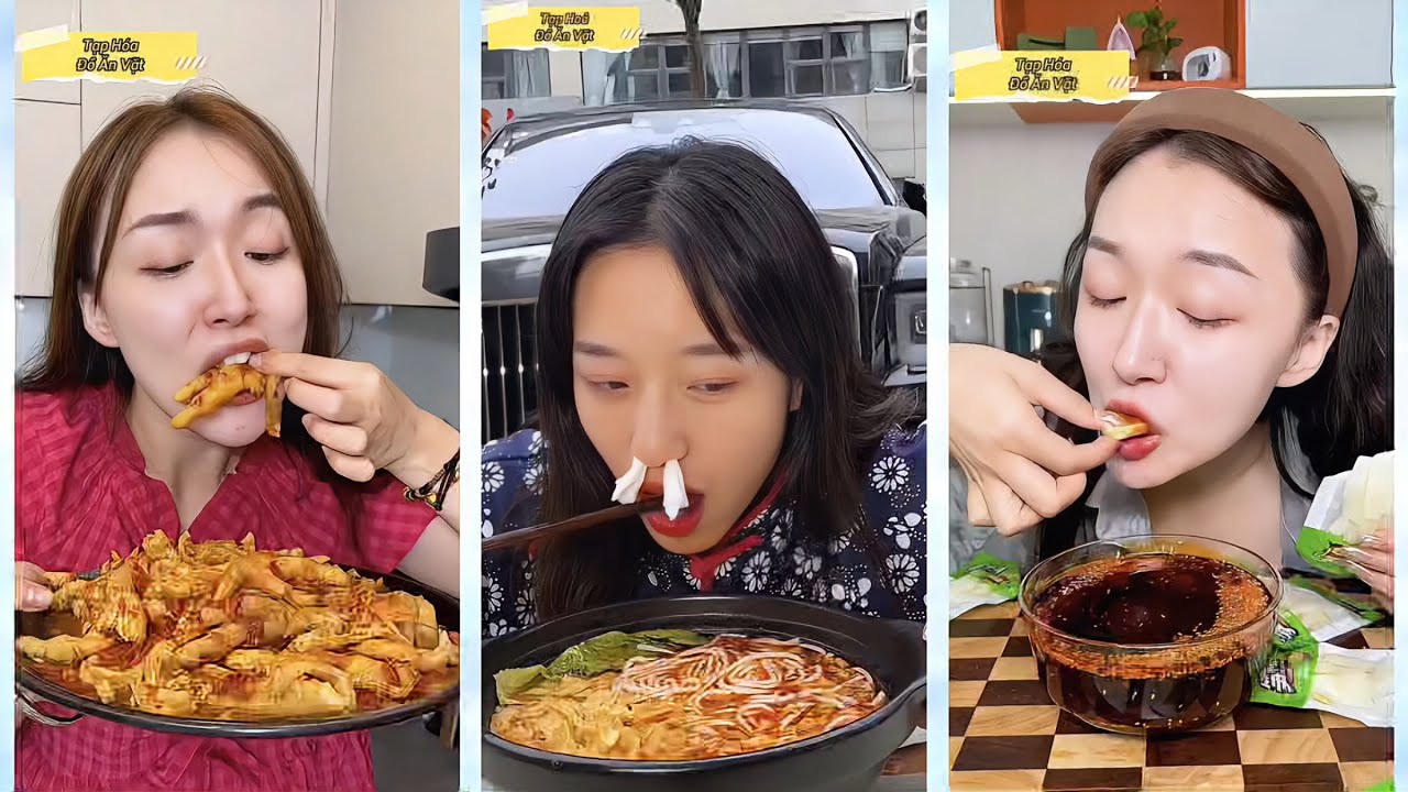 Tổng Hợp Mukbang Đồ Ăn Vặt Hay Nhất | Tạp H&oacute;a Đồ Ăn Vặt P47