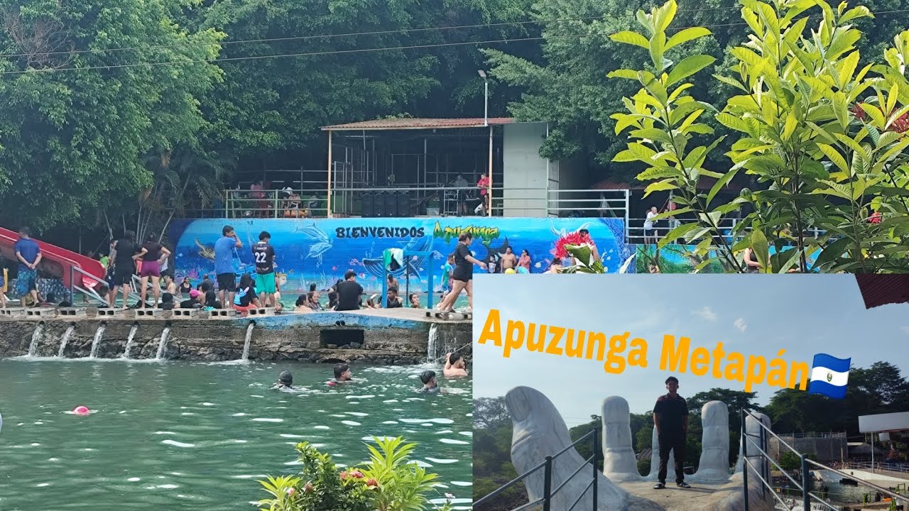 Nos fuimos al mejor parque acu&aacute;tico Apuzunga en Metap&aacute;n 🇸🇻