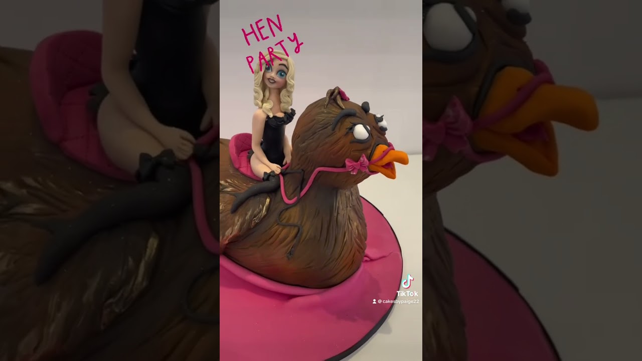 Fun hen party cake with a difference 😊