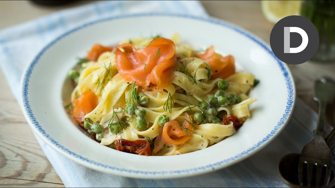 Creamy Salmon Pasta!