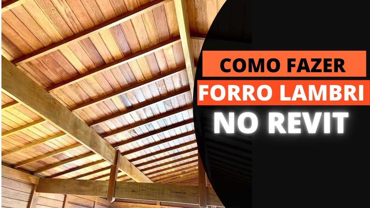 Forro de lambri no revit