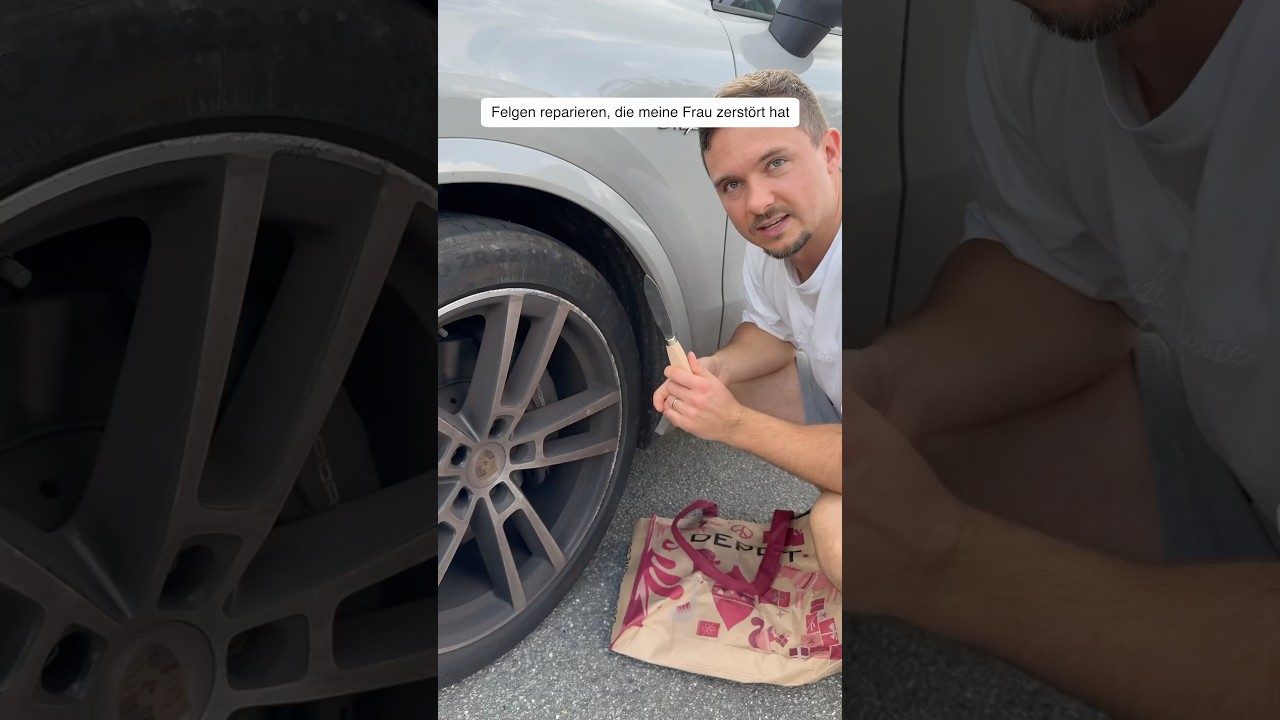 Felgen von meiner Frau reparieren