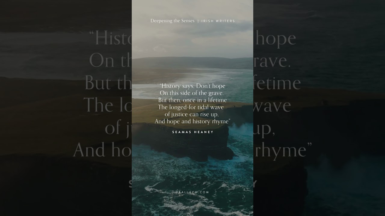 Irish Writer | Seamas Heaney 