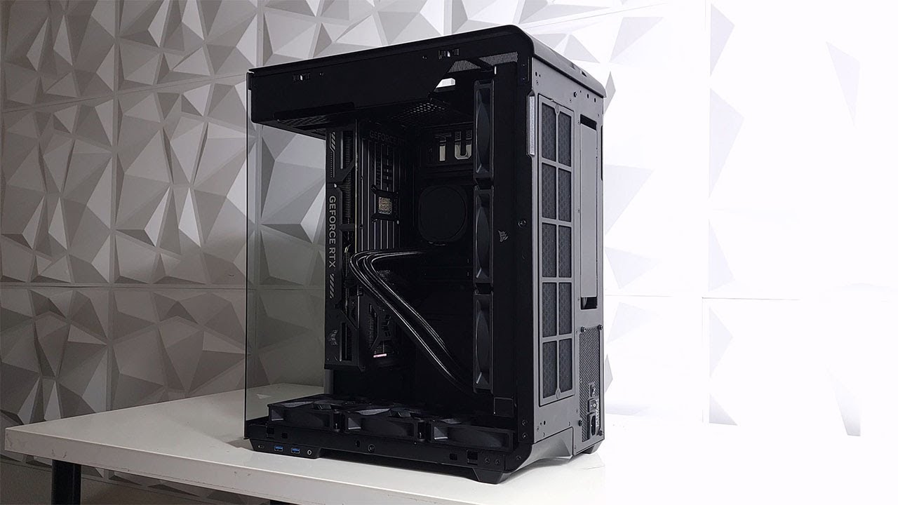 Black PC Build | XHUTTLE | RTX 5070Ti | NAUTILUS 360 RS | FSP Hydro G Pro