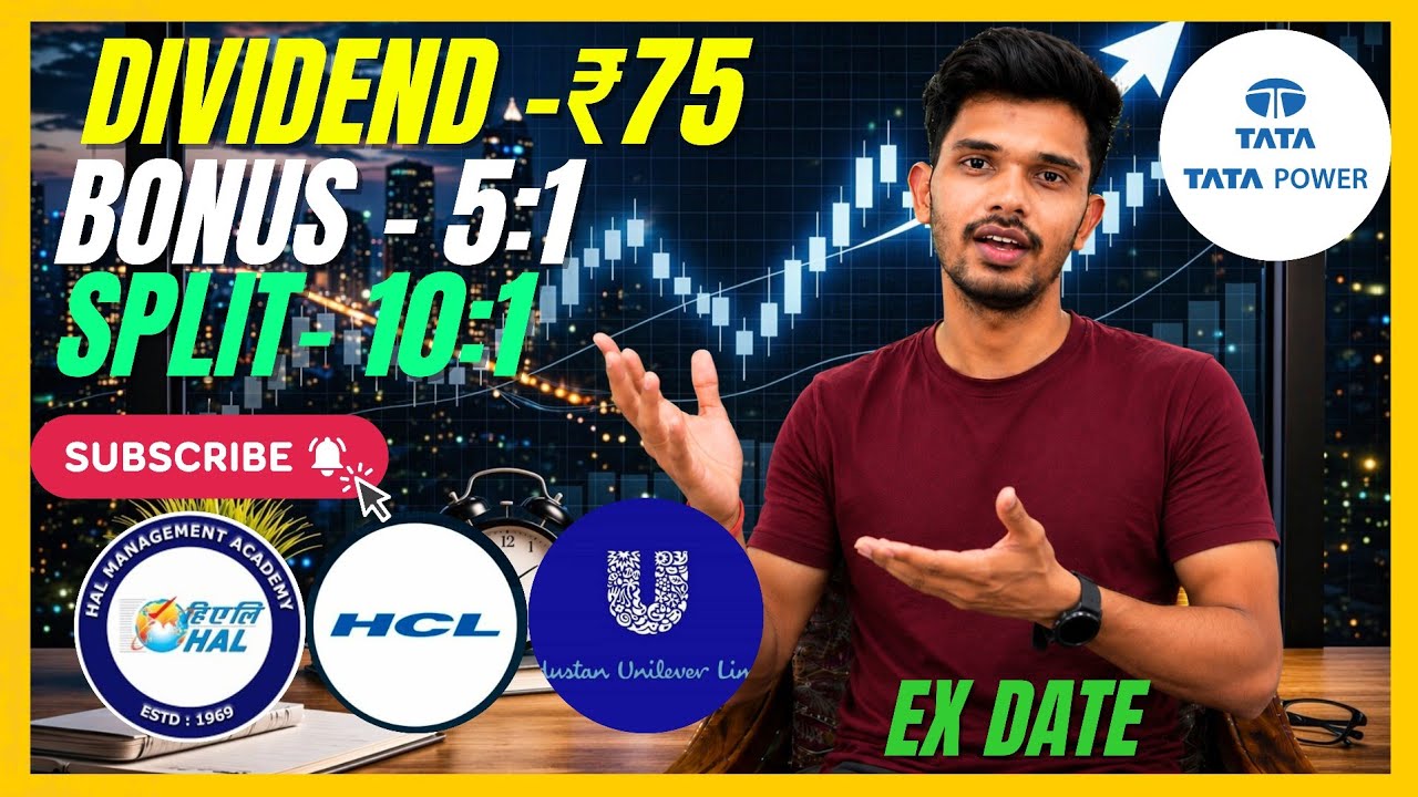 HCL | Hindustan Unilever | Tata Power | HAL Stocks Declared BIG Dividend + Bonus + Split | Record...