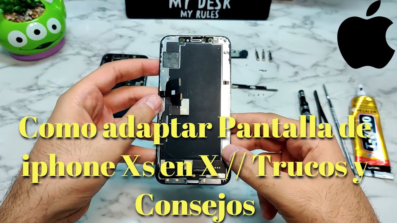 Como adaptar(colocar) Pantalla de iphone XS en iphone X // Trucos y Consejos