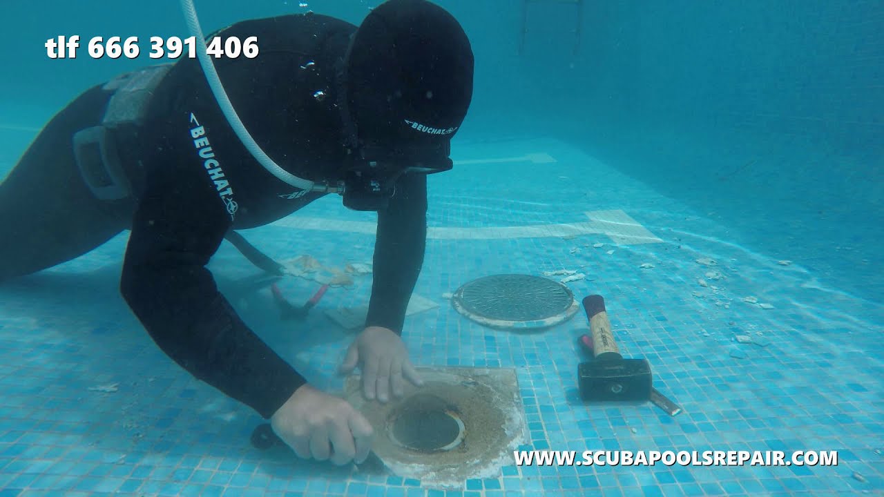 Repara los gresites de tu piscina sin vaciar el agua