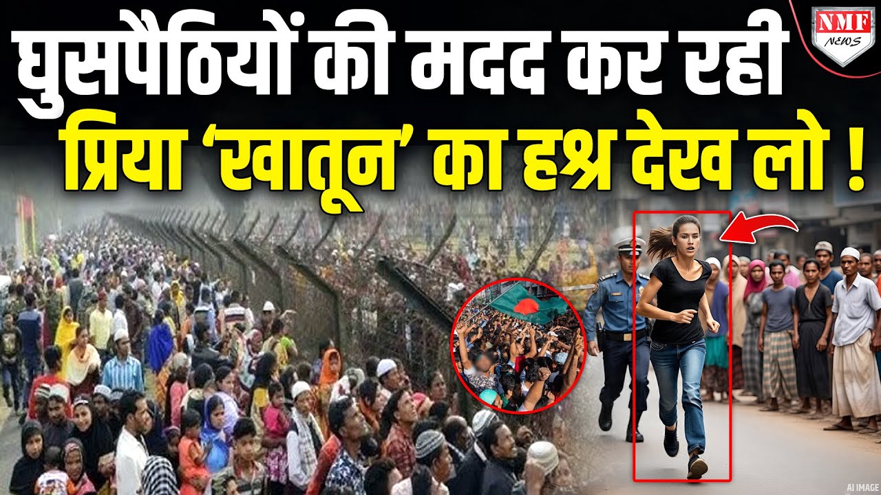 बांग्लादेशियों की मदद कर रही प्रिया खातून को पुलिस ने दबोचा ! जमकर तोड़ी कमर !