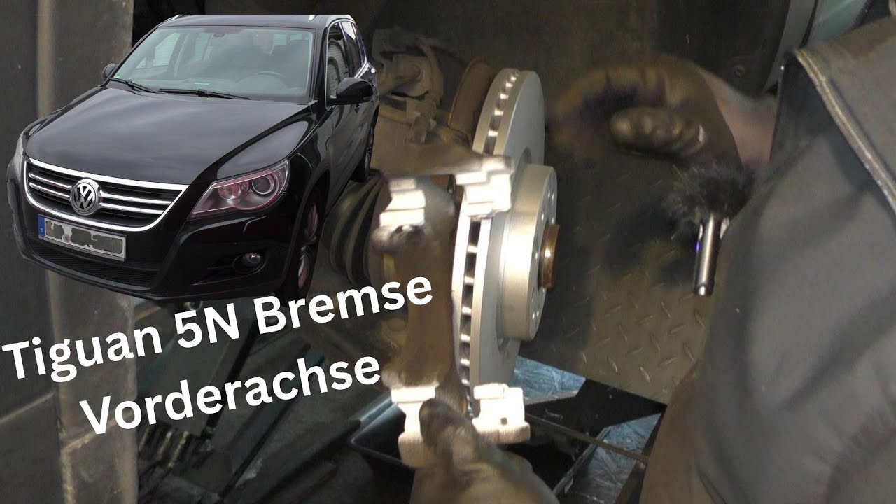 Tiguan 5N - Bremsklötze und Scheiben vorne wechseln